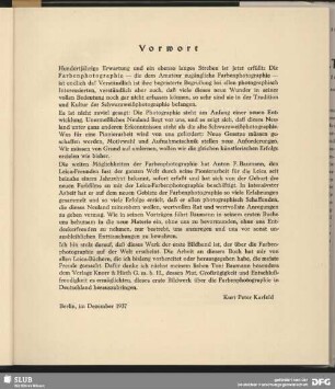 Vorwort