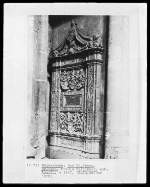 Epitaph der Ursula Villinger, gestorben 1547