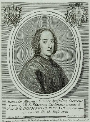 Bildnis des Kardinals, Bibliothekars und Nuntius' Alessandro Albani