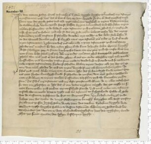 Testament des Lüneburger Bürgers Tydeke Rogghe, besiegelt durch die Ratsmannen Ludeke Tobingh und Johan van der Molen