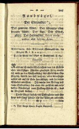 Der Steinadler.
