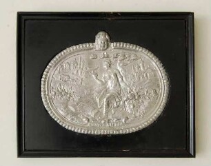 Plakette: Abundantia (Allegorie des Überflusses)