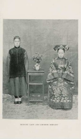 Manchu Lady and Chinese servant