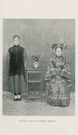 Manchu Lady and Chinese servant