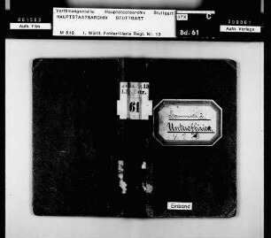 Kriegsstammrolle der 4. Ersatzbatterie (Unteroffiziere)