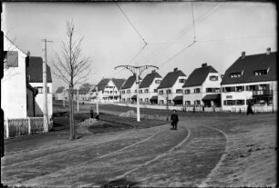 Dresden-Hellerau, Hellerand Ecke Breiter Weg (heute Karl-Liebknecht Straße)