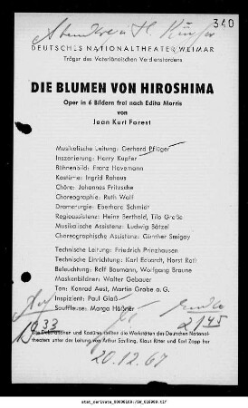 Die Blumen von Hiroshima