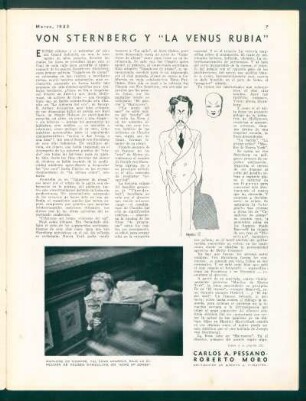 Von Sternberg y "La venus rubia"