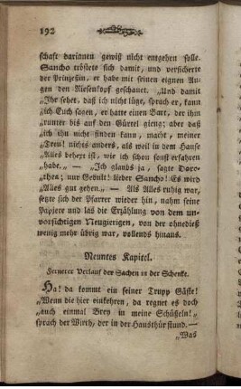 Neuntes Kapitel. Fernerer Verlauf der Sachen in der Schenke.