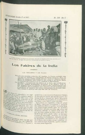 Los fakires de la India : Los verdaderos y los falsos