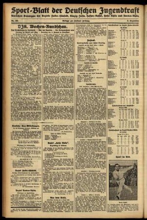 Zweite Ausgabe vom Samstag, den 05. Dezember 1931.