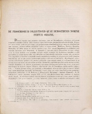 De prooemiorum collectionis quae Demosthenis nomine fertur origine