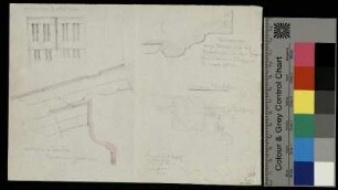 Teilgrundriss und Gesims von Or San Michele in Florenz