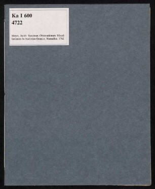Specimen Observationvm Miscellanearvm In Avctorvm Graecor. Nonnvllos