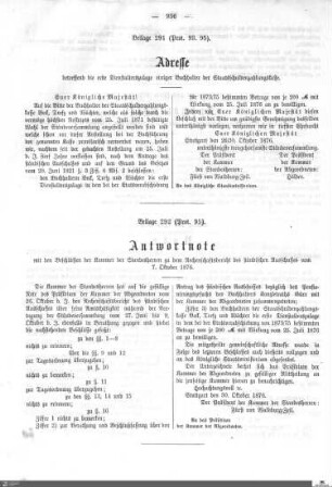 Beilagen zu Protokoll, 93./95. Sitzung
