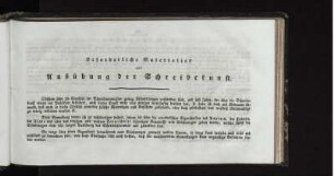 Erforderliche Materialien zur Ausübung der Schreibekunst