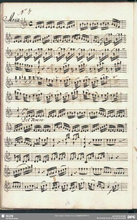 No. 7 Aria: Del terreno nel concavo seno