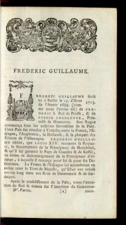 Mémoires Pour Servir A L'Histoire De Brandebourg. Quatrieme Partie.