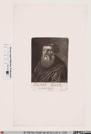 Bildnis Hanns Coler (Koler) (I)