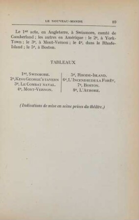 Tableaux