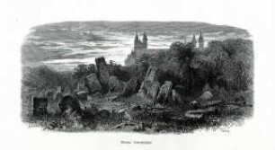 Grafik "Worms, Judenkirchhof"