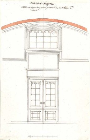 Gärtner, Friedrich von; München; Wittelsbacherpalast - Türen (Ansicht, Teilansicht)