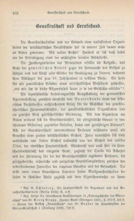 402-426 Genossenschaft und Berufsstand
