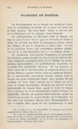402-426 Genossenschaft und Berufsstand