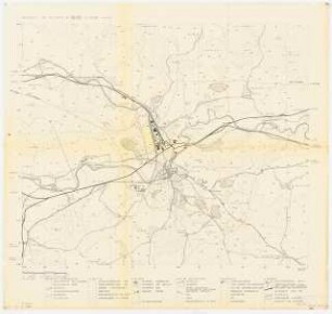 Flächennutzungsplan Wetzlar: Ausschnitt aus topographischer Karte Raum Wetzlar, 1:25000