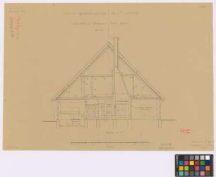 Pillgram (Kreis Lebus): unbekannter Hof. Laubenhaus (Querschnitt)
