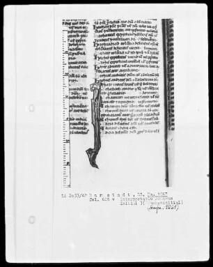 Biblia sacra mit Missale — Initiale I, Folio 628verso