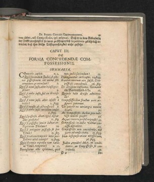 Caput III. De Forma Concedendae Compossessionis.