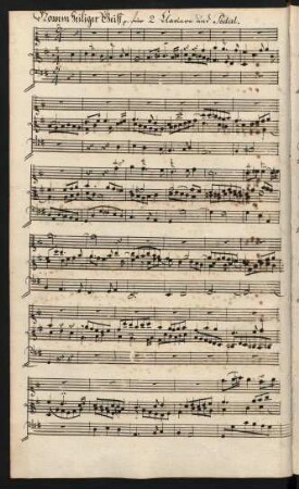 Komm Heiliger Geist; org; BWV 652