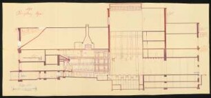 Opernhaus, Königsberg: Längsschnitt 1:100