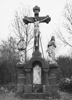 Friedhof Klein-Auheim (Friedhofsanlage); Hanau, Talweg, Zum Flurkreuz