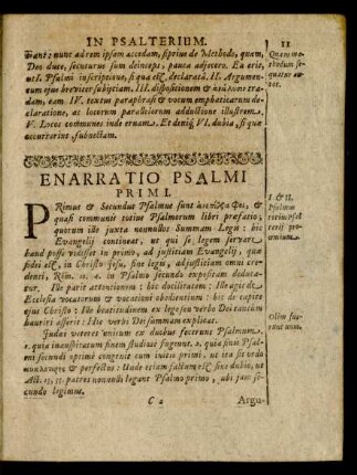 Enarratio Psalmi Primi