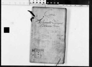 Kopie des Testaments des Landgrafen Ludwig V. (in Pergament-Umschlag)