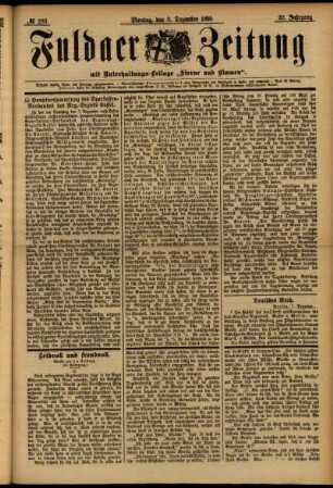 Ausgabe vom Montag, den 09. Dezember 1895.