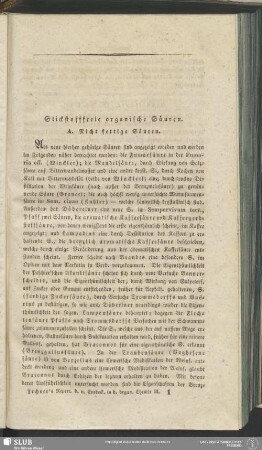 Stickstofffreie organische Säuren