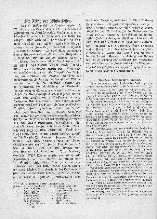 Die Feier des Winterfestes