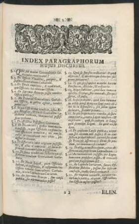 Index Paragraphorum Huius Discursus.
