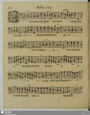 IV. Ich will dem Herren singen