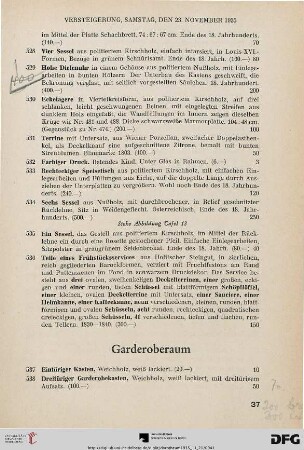 Garderoberaum (Nr. 537-551)