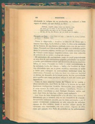 Pensando en Cuba. - José Sixto de Sola