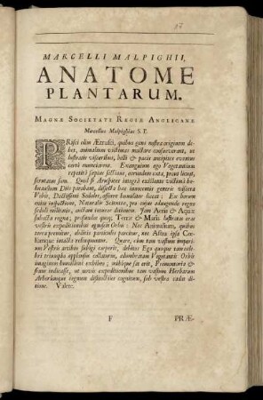 Anatome Plantarum.