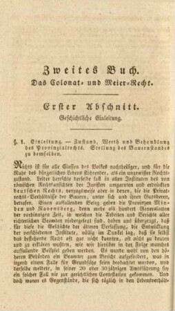 Erster Abschnitt. Geschichtliche Einleitung