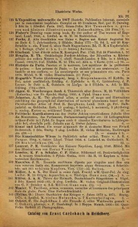 Antiquarisches Bücherverzeichnis. 140. 1885