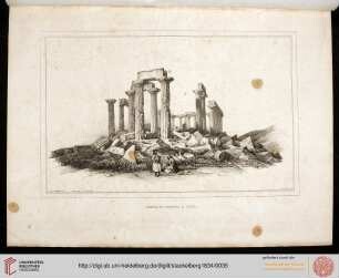 Planche 34: Temple de Minerve à Égine