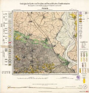 [4242] Pretzsch, Geologische Karte von Peußen und benachbarten Bundesstaaten