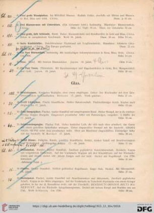 Glas (Nr. 48-60)